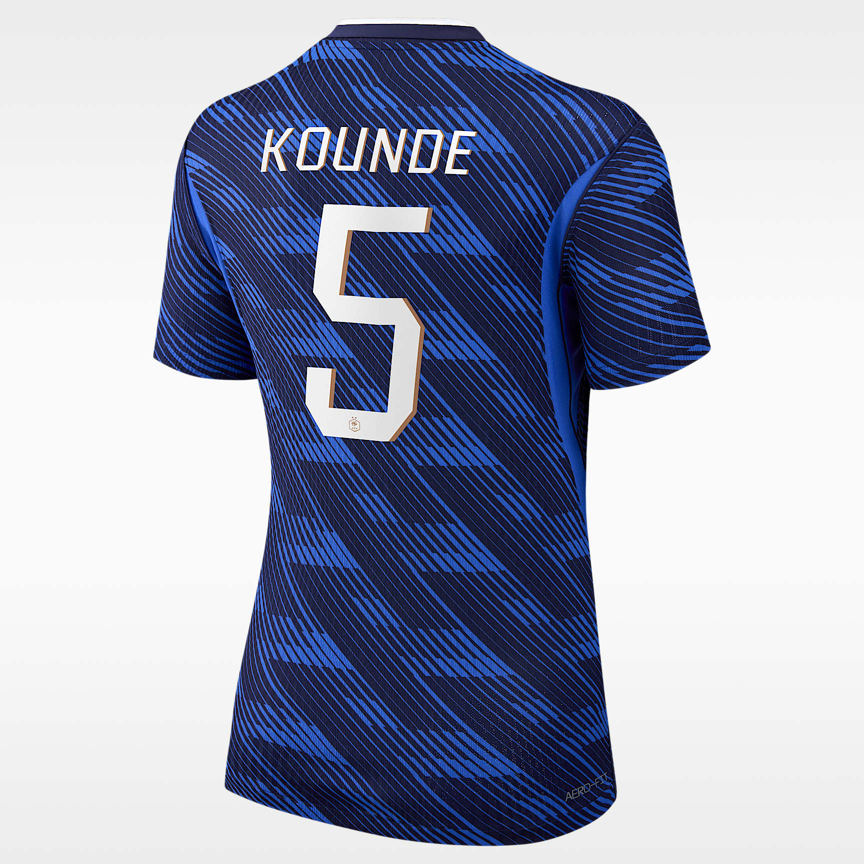 WANIMA グッズ football シャツ ブルー Jules Koundé France National Team 2026 Match Home Women's Nike Dri